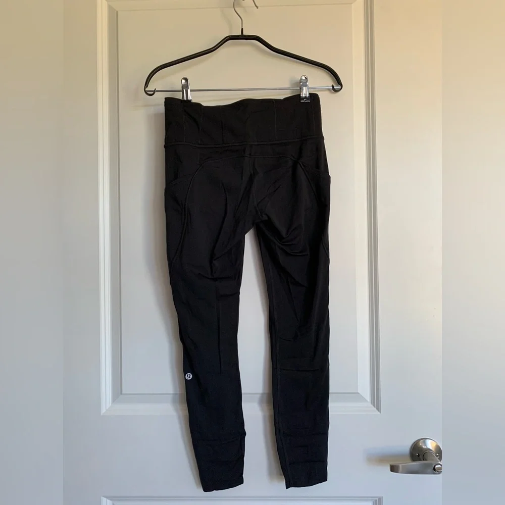 Lululemon Fast & Free 7/8 Tight II *Non-Reflective Nulux 25" in Black - Picture 2 of 5